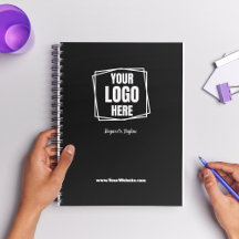 Logo d'entreprise de marque simple promotion Noir