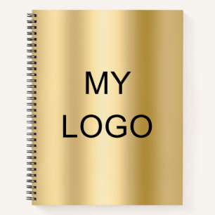 Carnet Logo d'entreprise Gold