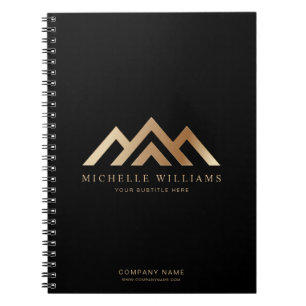 Carnet Logo du locateur immobilier moderne Notebo