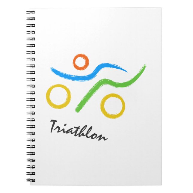Carnet Logo du triathlon (Devant)