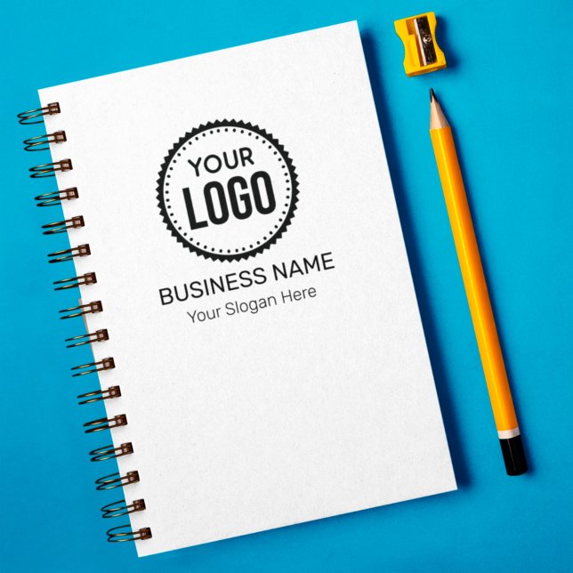 Carnet Logo Et Slogan Personnalisés Avec Promotions (Créateur téléchargé)
