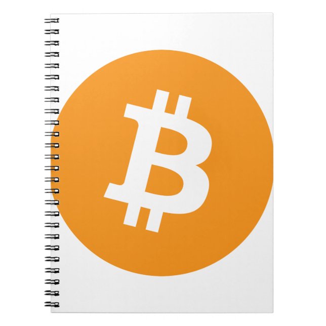 Carnet Logo original Bitcoin (BTC) (Devant)