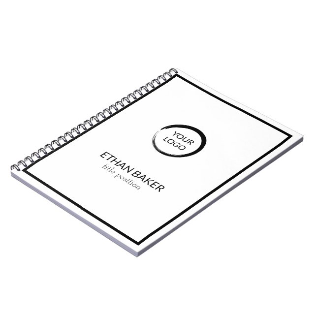 Carnet Logo personnalisé (Côté gauche)