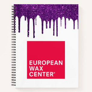 Carnet Logo personnalisé Boutons de Parties scintillant p
