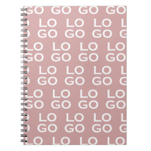 Carnet Logo personnalisé d'entreprise ou de société sur r