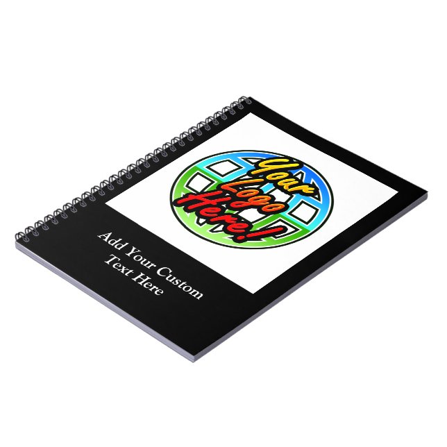 Carnet Logo personnalisé ou bloc-notes photographique per (Côté gauche)