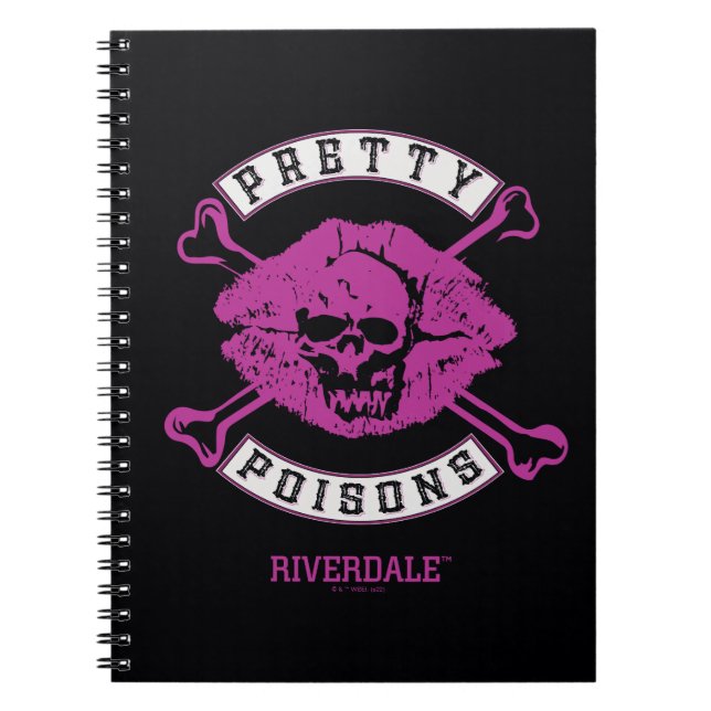 Carnet Logo Poisons Pretty (Devant)