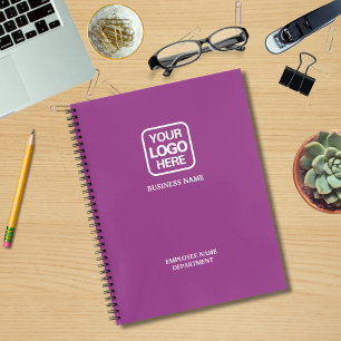 Carnet Logo Professionnel Moderne d'Entreprise Magenta