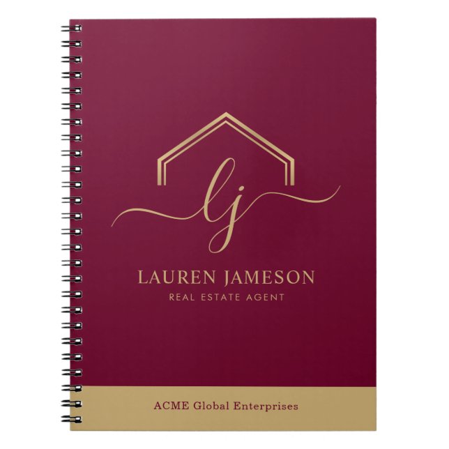 Carnet Logo Promotionnel immobilier moderne (Devant)