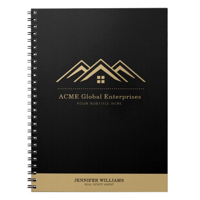 Carnet Logo Promotionnel immobilier moderne (Devant)