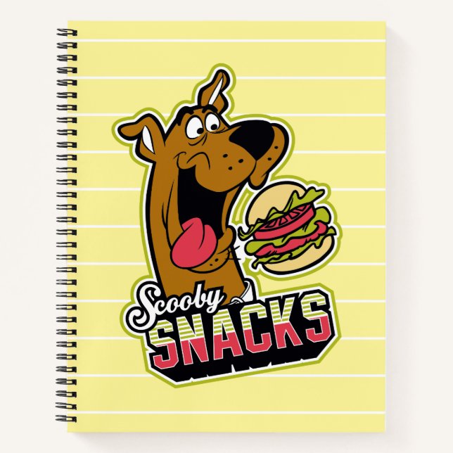 Carnet Logo Scooby-Doo "Scooby Snacks" (Devant)