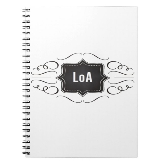 Carnet Loi de logo d'attraction (Devant)