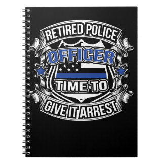 Carnet Loi retirée de cadeau de Blue Line de policier