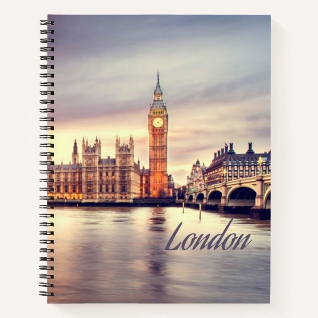 Carnet Londres Angleterre Big Ben (Devant)