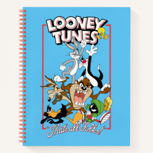 Carnet LOONEY TUNES™ "C'EST TOUS LES FOLKS!™" Pile de gro