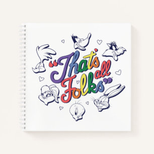 Carnet LOONEY TUNES™ - C'est tout le monde ! Insigne de f