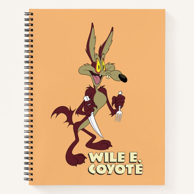 Carnet LOONEY TUNES™ Rires rétro | WILE E. COYOTE™ (Devant)