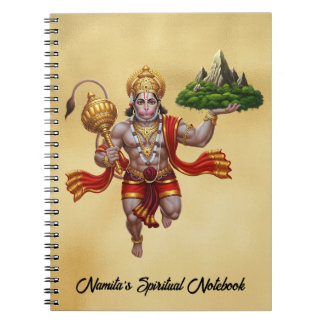 Carnet Lord Hanuman Flying Lifting Mountain