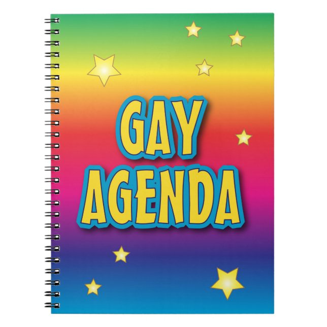 Carnet L'ordre du jour gai (Devant)