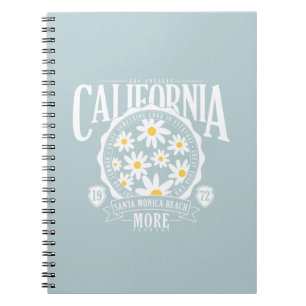 Carnet Los Angeles California Floral Graphic
