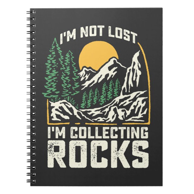 Carnet Lost I'm Collecting Rocks (Devant)