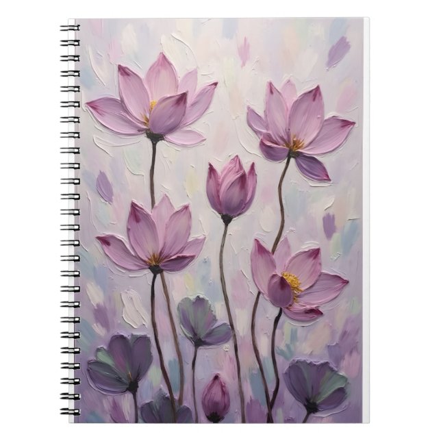 Carnet Lotus – Oil Painting (Devant)