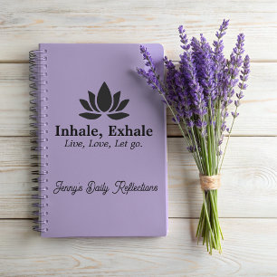 Carnet Lotus Tranquille : Inhale, Inspiration Exhale Pers
