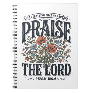 Carnet Louange florale chrétienne Louange au Seigneur Psa