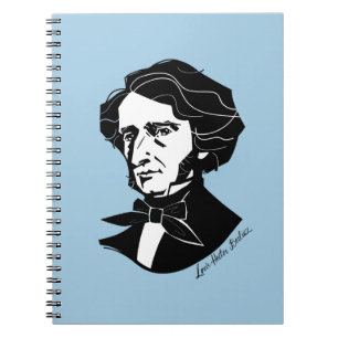 Carnet Louis-Hector Berlioz (sur arrière - plan coloré)