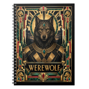 Carnet Loup-garou, mythe Art déco