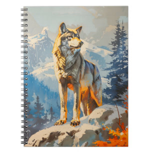 Carnet Loup majestueux