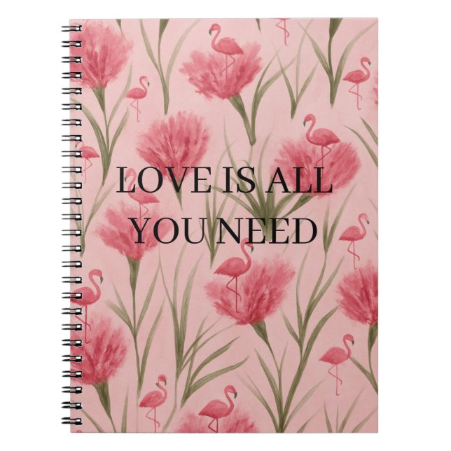 CARNET LOVE EST TOUT CE DONT VOUS AVEZ BESOIN FLAM (Devant)