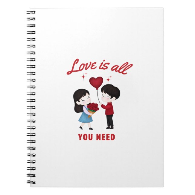 Carnet Love Is All You Need (Devant)