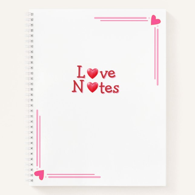 Carnet Love Notes (Devant)