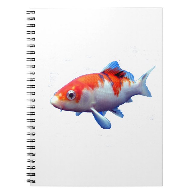 Carnet Love Orange and White Goldfish (Devant)
