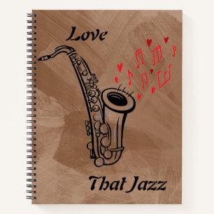 Carnet Love That Jazz Notebook/Journal
