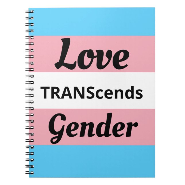 Carnet Love TRANScends Genre - Pride transgenre (Devant)