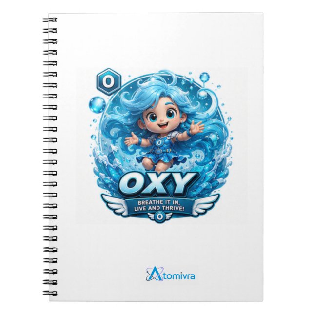 Carnet L'oxygène est ATOMIVRA (Devant)