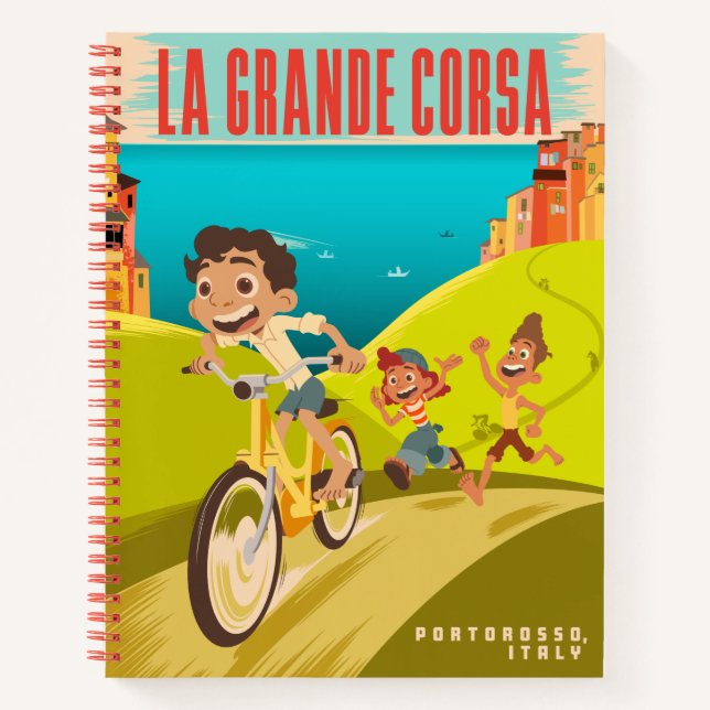 Carnet Luca | Illustration La Grande Corsa (Devant)