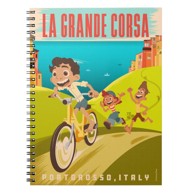 Carnet Luca | Illustration La Grande Corsa (Devant)