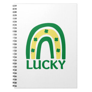 Carnet Lucky Shamrock Rainbow St patrick