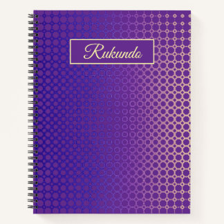 Carnet Lumière Géométrique : Technologie Indigo à Violet