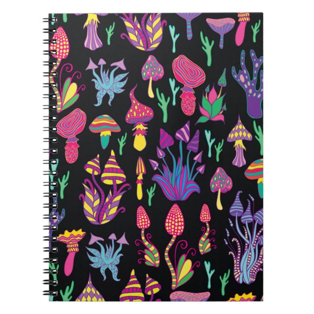 Carnet Lumineux, hallucinogène, décoratif, fantastique mu (Devant)
