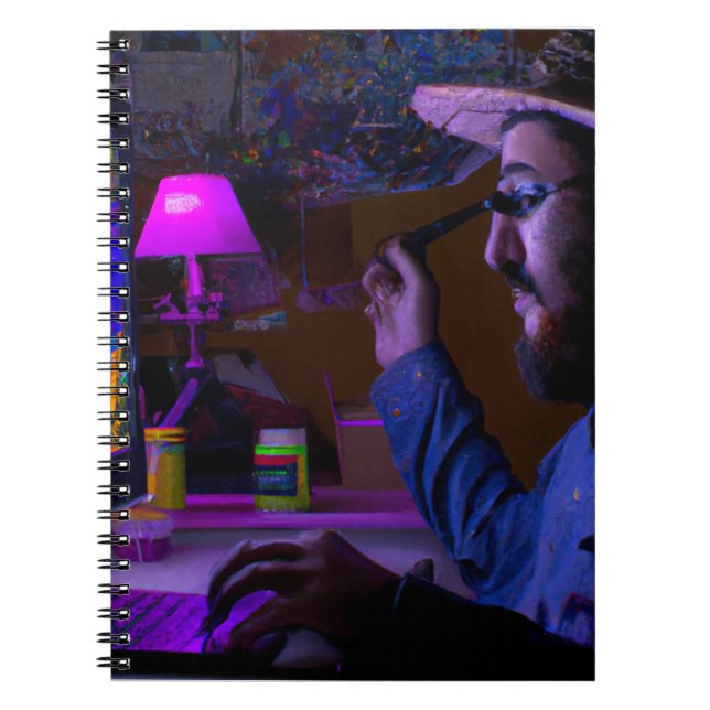 Carnet Luminous Whimsy /Artistic Notebook (Devant)