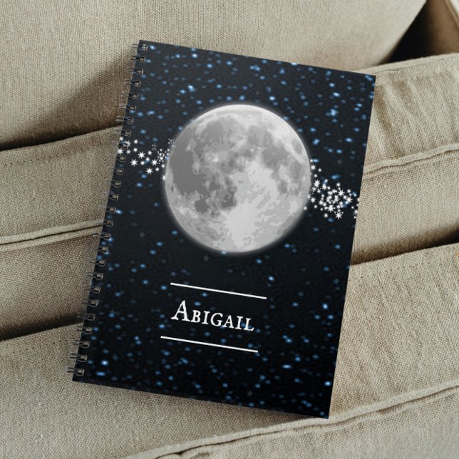 Carnet lunaire personnalisé (Lunar Personalized Notebook)