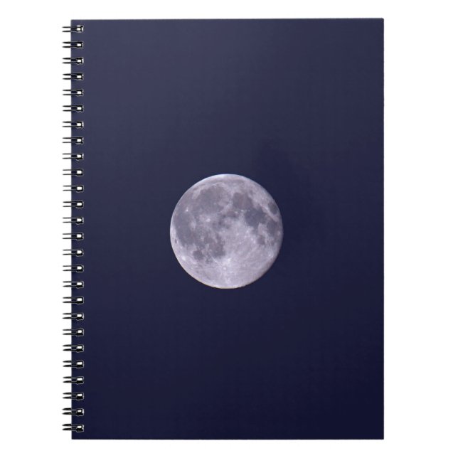Carnet Lune bleue (Devant)