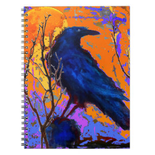 Carnet Lune bleue mystique de Raven par Sharles
