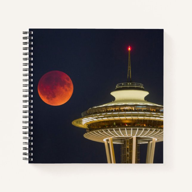 Carnet Lune de sang | Aiguille spatiale de Seattle (Devant)