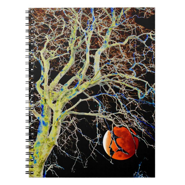 Carnet Lune rouge se lève (Devant)