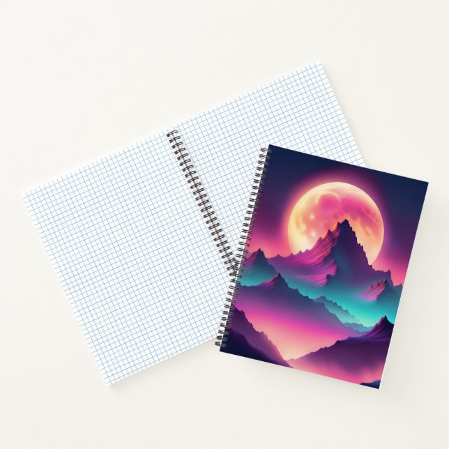 Carnet lune se lève (Intérieur)